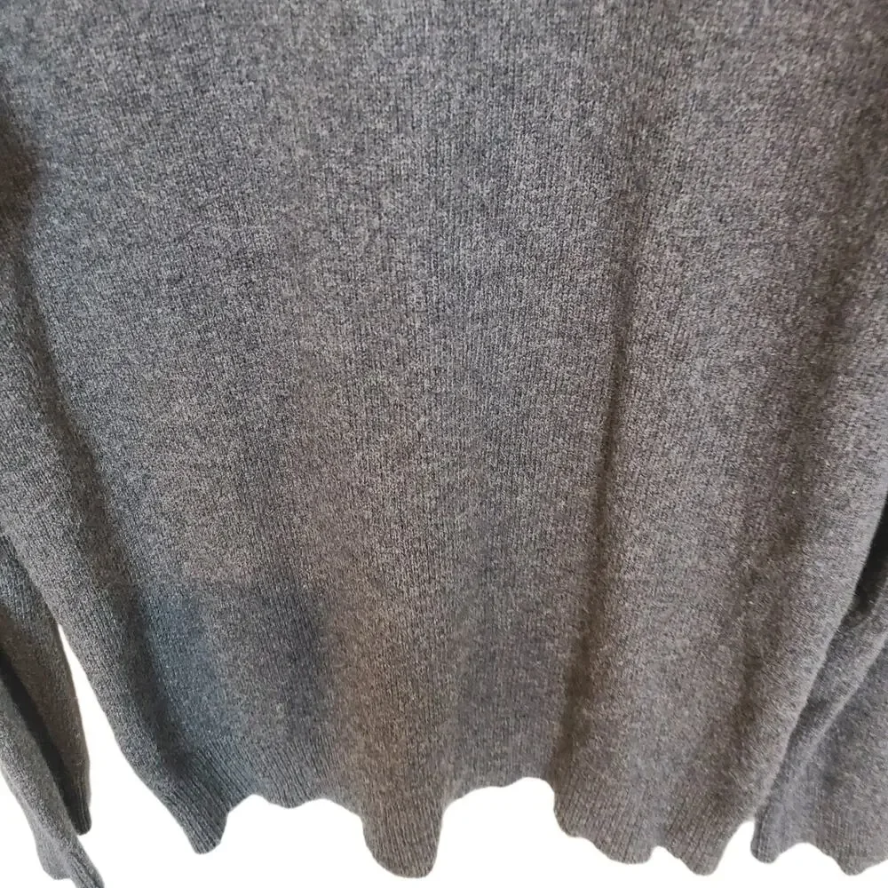 J. Crew Men Merino Wool Alpaca Pullover Sweater Sz L Slim Fit Preppy Minimalist